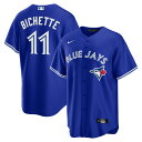 【公式グッズ】MLB ブルージェイズ ボー・ビシェット レプリカ ユニフォーム Nike ナイキ メンズ ロイヤル (Men's MLB Nike Offici...