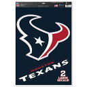 NFL テキサンズ カー用品・カーアクセサリー ウィンクラフト (11x17 Multi Use Decal Sheet - 1 Decal Closeout)