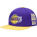 【公式グッズ】NBA レイカーズアジャスタブル キャップ Mitchell & Ness/ミッチェル&ネス メンズ パープル (NBA MNC AREA CODE SNAPBACK)(4)