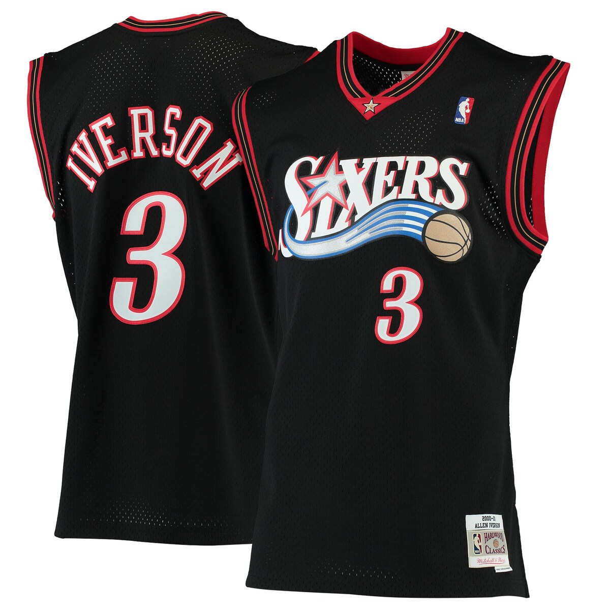 NBA 76ers AEACo[\ jtH[ Mitchell & Nessi~b`FlXj Y ubN (MNC NBA HWC Mens Swingman Jersey)