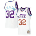 【公式グッズ】NBA ジャズ カール・マローン ユニフォーム Mitchell & Ness(ミッチェル&ネス) メンズ ホワイト (MNC NBA MEN'S...