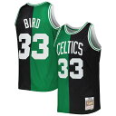 Showcase your love for Boston Celtics great Larry Bird by sporting this 1985/86 Split Swingman jersey by Mitchell & Ness. It features a throwback Hardwood Classics design with noticeable Larry Bird graphics that boast your team spirit loud and proud. Additionally, mesh fabric and a lightweight construction offer comfort and breathability.ImportedMachine wash, line drySwingman ThrowbackOfficially licensedSleevelessWoven jock tagMesh fabricBrand: Mitchell & NessMaterial: 100% PolyesterSplit hemSublimated graphicsHeat-sealed fabric appliques
