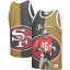 NFL 49ers ジョー・モンタナ タンクトップ Mitchell & Ness（ミッチェル＆ネス） メンズ ブラック (22 Men's Retired Player Graphic Tank)