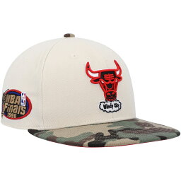 ミッチェル＆ネス NBA ブルズ キャップ・帽子 Mitchell & Ness（ミッチェル＆ネス） メンズ カモフラ (NBA 22 MNC HWC Off White Camo Fitted Hat)