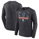 【公式グッズ】MLB アストロズ 長袖 Tシャツ Fanatics(ファナティクス) メンズ ヘザーチャコール (MEN'S FANATICS BRANDED ...