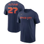 MLB アストロズ ホセ・アルトゥーベ Tシャツ Nike ナイキ メンズ ネイビー (Men's Nike City Connect Name & Number T-Shirt)