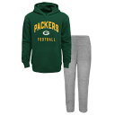 NFL パッカーズ キッズウェアセット Outerstuff（アウタースタッフ） トドラー グリーン (23 Toddler Play by Play POH and Fleece Pant Set)