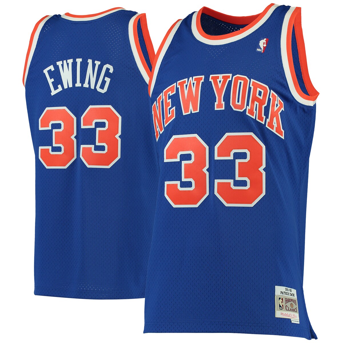 NBA ニックス パトリック・ユーイング ユニフォーム Mitchell & Ness（ミッチェル＆ネス） メンズ ブルー (MNC NBA HWC Mens Swingman Jersey)
