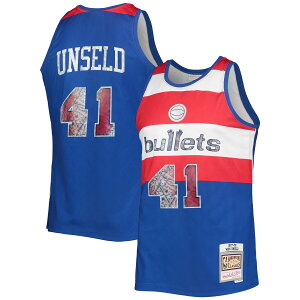 NBA ブレッツ ウェス・アンセルド ユニフォーム Mitchell & Ness（ミッチェル＆ネス） メンズ ブルー (MNC NBA 75th Anniversary Diamond Swingman)