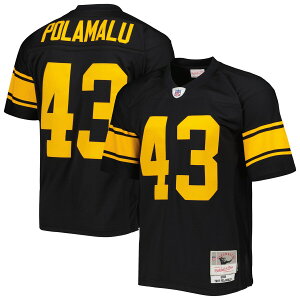 【公式グッズ】NFL スティーラーズ トロイ・ポラマル レプリカ ユニフォーム Mitchell & Ness(ミッチェル&ネス) メンズ ブラック (Men's MNC Legacy Replica Jersey)