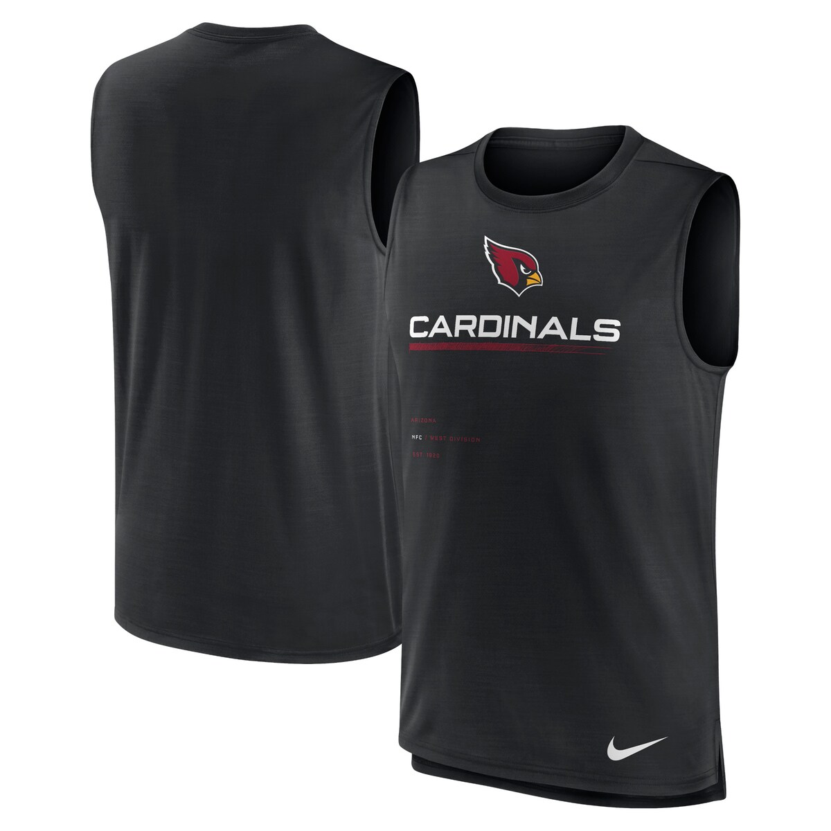 ナイキ タンクトップ  メンズ NFL カーディナルス タンクトップ Nike ナイキ メンズ ブラック (Men's NIKE Sleeveless Muscle Trainer Tank)