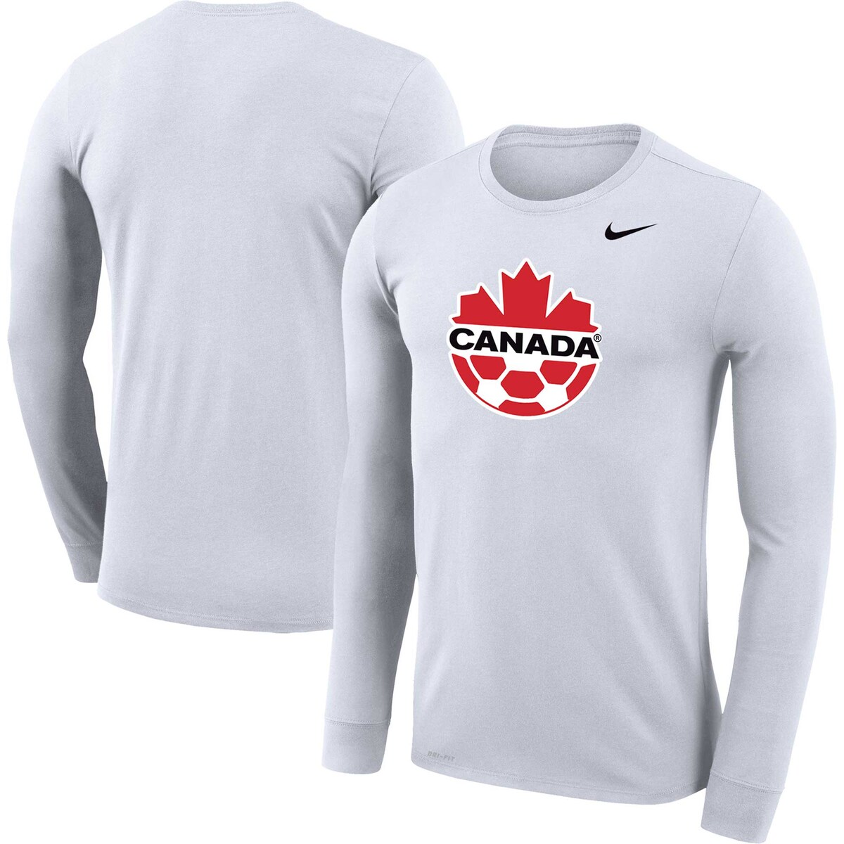 NATIONAL TEAM カナダ代表 長袖 Tシャツ Nike ナイキ メンズ ホワイト (BCS HO22 Men's Primary Logo DF Legend LS Tee)