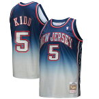 NBA ネッツ ジェイソン・キッド ユニフォーム Mitchell & Ness（ミッチェル＆ネス） メンズ グレイ (MNC MEN'S NBA FADEAWAY SWINGMAN JERSEY)