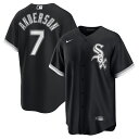 MLB ホワイトソックス ティム アンダーソン レプリカ ユニフォーム Nike ナイキ メンズ ブラック (Men 039 s MLB Nike Official Replica Player Jersey)