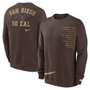 MLB パドレス トレーナー Nike ナイキ メンズ ブラウン (23 Men 039 s Nike Statement Ball Game Crew Fleece)