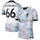 Put your unwavering fandom on display by adding this Trent Alexander-Arnold 2022/23 Away Breathe Stadium Player Jersey to your Liverpool collection. This Nike gear features Nike Dry fabrics and Dry-FIT technology that work together to keep you dry and comfortable all game long. Its exciting design and Liverpool graphics let you look and feel like the real deal and will get you pumped to cheer on your favorite team as they take the pitch.Replica JerseyDri-FIT technology wicks away moistureJersey Color Style: AwayNike Breathe fabrics move sweat from your skin and feature highly breathable construction to help you stay dry and comfortableMachine washImportedOfficially licensedMaterial: 100% PolyesterSewn on embroidered team crest on left chestWoven Authentic Nike jock tag on left hemBrand: NikeTagless collar for added comfortEmbroidered Nike logo on right chestVentilated mesh panel inserts