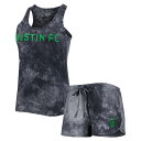 MLS オースティンFC パジャマ コンセプトスポーツ レディース チャコール (COL S22 Women's Billboard Tank & Short Set)