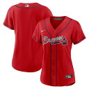 【公式グッズ】MLB ブレーブス レプリカ ユニフォーム Nike ナイキ レディース レッド (Women's Nike Official Replica J...