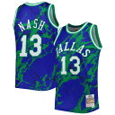 NBA マーベリックス スティーブ ナッシュ ユニフォーム Mitchell Ness（ミッチェル＆ネス） メンズ ブルー (MNC NBA MEN 039 S MARBLE SWINGMAN JERSEY)