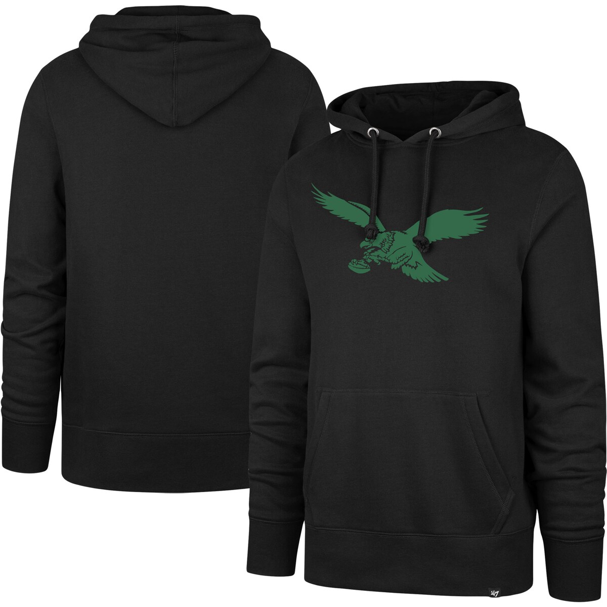 NFL イーグルス プルオーバー パーカー '47 メンズ ブラック (23 NFL MENS IMPRINT HEADLINE POH EAGLES)