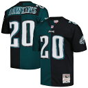 Showcase your love for one of the greatest players of all time in a fresh and unique way with this Brian Dawkins Split Legacy jersey from Mitchell & Ness. This contrasting Philadelphia Eagles jersey design features the name and number across multiple colors and trims, allowing you to boast your Brian Dawkins spirit loud and proud. Additionally, the lightweight design and droptail hem bring comfort to your Philadelphia Eagles game day gear.Material: 100% PolyesterOfficially licensedMachine wash, line dryImportedMesh fabricReplica Throwback JerseyBrand: Mitchell & NessShort sleevesSide split hemStitched NFL Shield at collarTackle twill graphicsV-neckWoven tags at bottom hem