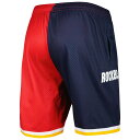 NBA ロケッツ カジュアル ショーツ Mitchell & Ness（ミッチェル＆ネス） メンズ ネイビー (Mens MNC HWC Split Swingman Shorts) 3