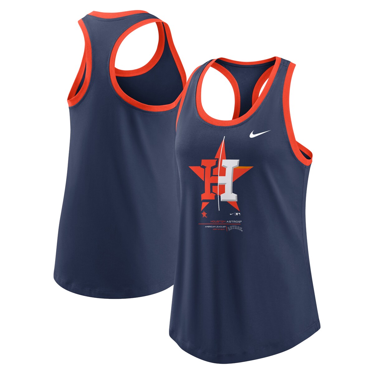 【公式グッズ】MLB アストロズ タンクトップ Nike/ナイキ レディース ネイビー (Women's Nike Team Tech Racerback Ta...