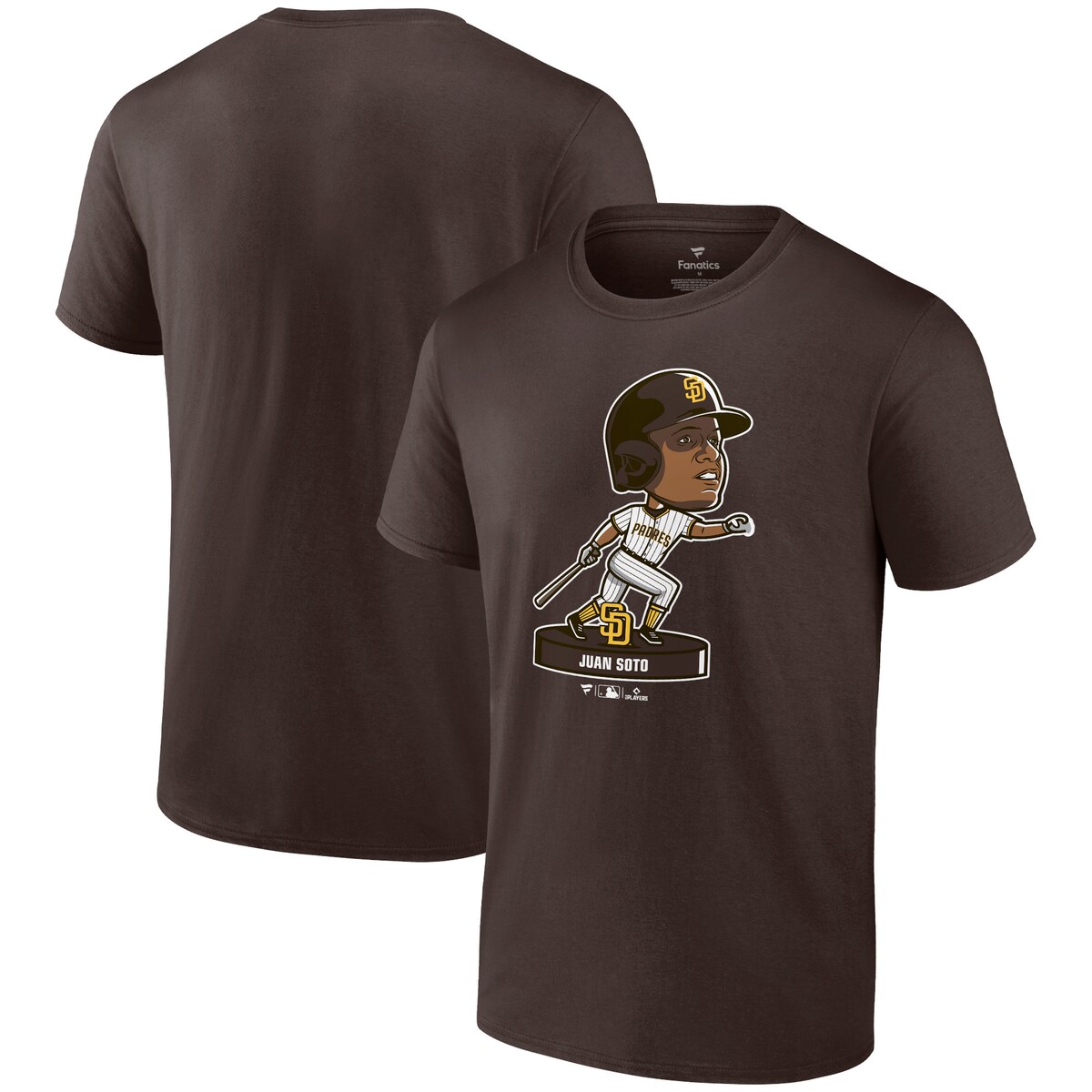 MLB パドレス ファン ソト Tシャツ Fanatics（ファナティクス） メンズ ブラウン (Mens Fanatics Branded Soto Bobble Head SS Tee)