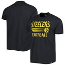【公式グッズ】NFL スティーラーズ Tシャツ '47 /フォーティーセブン メンズ ブラック (Men's 47 Brand Rider Franklin SST)