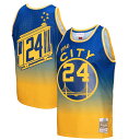 Create an epic San Francisco Warriors game day look by grabbing this Rick Barry 1966/67 Hardwood Classics Fadeaway Swingman Player Jersey by Mitchell & Ness. Featuring mesh fabric and side slits at the hem, this jersey lets you look and feel like the real deal. Complete with tackle-twill San Francisco Warriors graphics, this gear will get you pumped to cheer on your favorite player at the next big game.Officially licensedSwingmanMachine wash, tumble dry lowMaterial: 100% PolyesterImportedSleevelessWoven jock tag at hemStraight hemline with side splitsHeat-sealed tackle twill appliqueBrand: Mitchell & NessMesh fabricHeat-sealed NBA logo