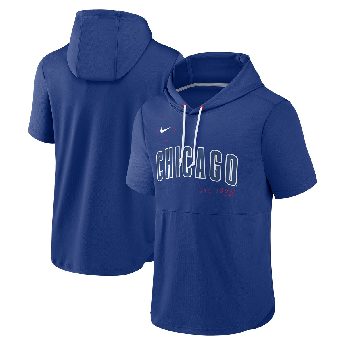 MLB カブス プルオーバー パーカー Nike ナイキ メンズ ロイヤル (23 Men 039 s Nike Springer Short Sleeve Pullover Hood)