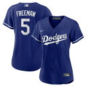 【公式グッズ】MLB ドジャース フレディ・フリーマン レプリカ ユニフォーム Nike ナイキ レディース ロイヤル (Women's MLB Nike Of...