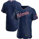 MLB ナショナルズ オーセンティック ユニフォーム Nike ナイキ メンズ ネイビー (Men's MLB Nike Authentic Official Team Jersey)