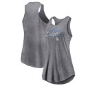 MLB ドジャース タンクトップ Fanatics（ファナティクス） レディース ヘザーグレイ (22 OPP MLB WOMEN'S SIMPLICITY LOOSE FIT SWING TANK)