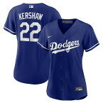 MLB ドジャース クレイトン・カーショウ レプリカ ユニフォーム Nike ナイキ レディース ロイヤル (Women's MLB Nike Official Replica Player Jersey)