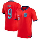 The World Cup is approaching and you need to get yourself ready to cheer the England National Team on to glory. Get pumped up by adding this Harry Kane 2022/23 Away Breathe Stadium Replica Player Jersey to your game day wardrobe. This Nike jersey features Dri-FIT technology that keeps you dry and comfortable for all 90 minutes of the match. Its replica design and England National Team graphics will have you feeling like you're part of the squad when the team takes the pitch on matchday.Dri-FIT technology wicks away moistureVentilated mesh panel insertsReplica JerseyOfficially licensedImportedSewn on embroidered team crest on left chestMaterial: 100% PolyesterWoven Authentic Nike jock tag on left hemMachine wash, tumble dry lowTagless collar for added comfortBrand: NikeEmbroidered Nike logo on right chest