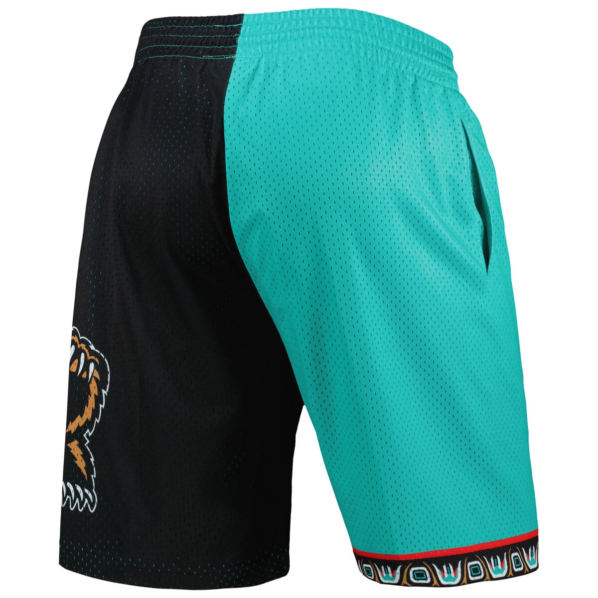 NBA グリズリーズ カジュアル ショーツ Mitchell & Ness（ミッチェル＆ネス） メンズ ターコイズ (Mens MNC HWC Split Swingman Shorts) 3