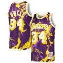 NBA レイカーズ シャキール・オニール ユニフォーム Mitchell & Ness(ミッチェル&ネス) メンズ パープル (MNC NBA MEN'S MA...