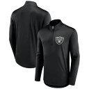 Sport this Fanatics Branded Tough Minded quarter-zip when you want to flex your Las Vegas Raiders pride in a comfortable fashion. Its lightweight design provides you with the ideal amount of warmth and breathability. Plus, the Las Vegas Raiders graphics complete this top for a striking game day or casual layering option.Long sleeveOfficially licensedBrand: Fanatics Branded1/4-ZipRounded droptail hemMachine wash, tumble dry lowLightweight pullover suitable for mild temperaturesImported1/4-ZipMock neckMaterial: 100% PolyesterScreen print graphics