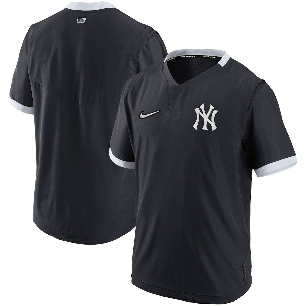 MLB ヤンキース プルオーバー Nike ナイキ メンズ ネイビー (Men's Nike 2020 Authentic Baseball Hot Jacket)