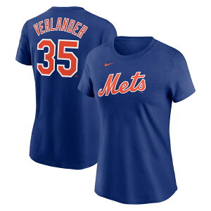 MLB メッツ ジャスティン・バーランダー Tシャツ Nike ナイキ レディース ロイヤル (Women's Nike Name & Number T-Shirt)