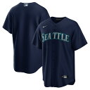 【公式グッズ】MLB マリナーズ レプリカ ユニフォーム Nike ナイキ メンズ ネイビー (Men's Nike Replica Team Jersey)