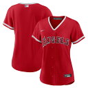 MLB エンゼルス レプリカ ユニフォーム Nike ナイキ レディース レッド (Women's Nike Official Replica Jersey)