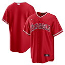 【公式グッズ】MLB エンゼルス レプリカ ユニフォーム Nike ナイキ メンズ レッド (Men's Nike Replica Team Jersey)