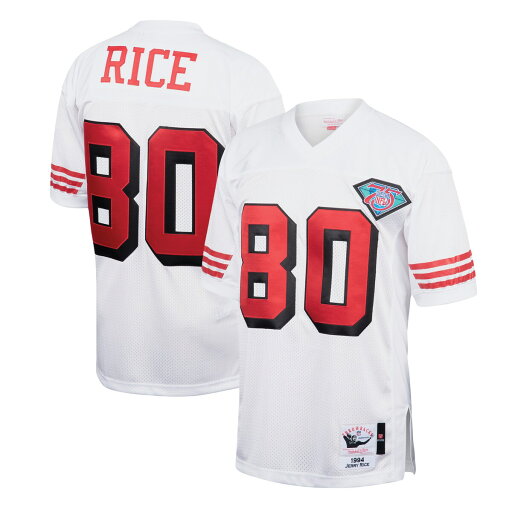 【公式グッズ】NFL 49ers ジェリー・ライス ユニフォーム Mitchell & Ness ミッチェル&ネス メンズ ホワイト (Men's MNC Authentic Jersey) 【公式グッズ】NFL 49ers ジェリー・ライス ユニフォーム Mitchell & Ness ミッチェル&ネス メンズ ホワイト (Men's MNC Authentic Jersey)