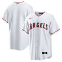 As the ultimate Los Angeles Angels fan, you deserve the same look that your favorite players sport out on the field. This Home Replica Team jersey from Nike brings the team's official design to your wardrobe for a consistently spirited look on game day. The polyester material and slick Los Angeles Angels graphics are just what any fan needs to look and feel their best.Full-button frontOfficially licensedJersey Color Style: HomeMachine wash gentle or dry clean. Tumble dry low, hang dry preferred.Rounded hemMaterial: 100% PolyesterHeat-sealed jock tagHeat-sealed transfer appliqueReplica JerseyImportedShort sleeveBrand: NikeMLB Batterman applique on center back neck