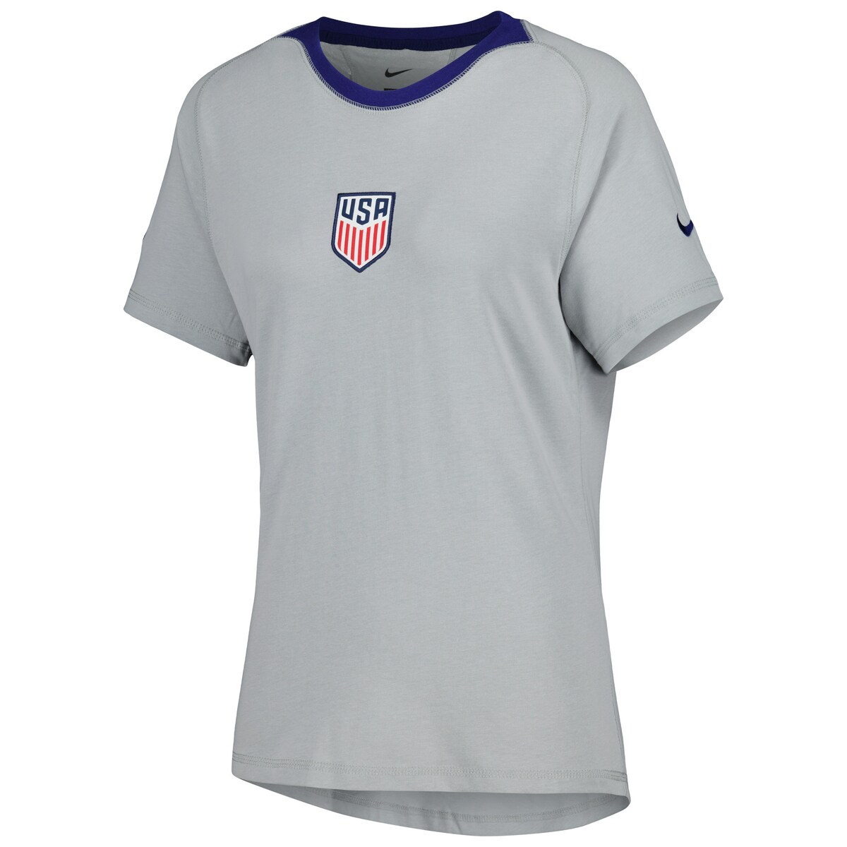 【公式グッズ】NATIONAL TEAM アメリカ代表 シャツ Nike/ナイキ レディース グレイ (NIK HO22 Women's Travel SS Top)