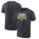 NFL ラムズ Tシャツ Fanatics（ファナティクス） メンズ ヘザーチャコール (22 Mens NFL BT Heavy Hitter SST)