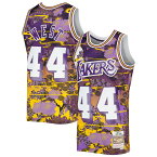 NBA レイカーズ ジェリー・ウェスト ユニフォーム Mitchell & Ness（ミッチェル＆ネス） メンズ パープル (NBA MNC Lunar New Year Swingman Jersey)