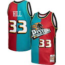 Showcase your love for Detroit Pistons great Grant Hill by sporting this 1999/00 Split Swingman jersey by Mitchell & Ness. It features a throwback Hardwood Classics design with noticeable Grant Hill graphics that boast your team spirit loud and proud. Additionally, mesh fabric and a lightweight construction offer comfort and breathability.Mesh fabricSwingman ThrowbackMaterial: 100% PolyesterMachine wash, line dryOfficially licensedSublimated graphicsHeat-sealed fabric appliqueImportedBrand: Mitchell & NessWoven jock tagSleevelessSide split hem